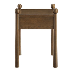 Darcy Walnut Wood Nightstand or Side Table - Ornate Home