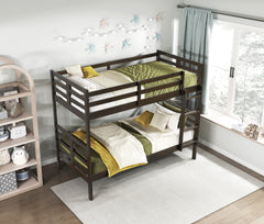 Darden Gray Twin Bunk Bed - Ornate Home
