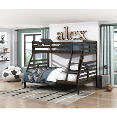 Darden Gray Twin/Full Bunk Bed - Ornate Home