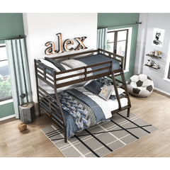 Darden Gray Twin/Full Bunk Bed - Ornate Home