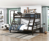 Darden Gray Twin/Full Bunk Bed - Ornate Home