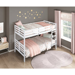 Darden Silver Twin Bunk Bed - Ornate Home