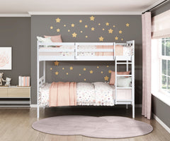 Darden Silver Twin Bunk Bed - Ornate Home