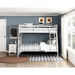 Darden Silver Twin/Full Bunk Bed - Ornate Home
