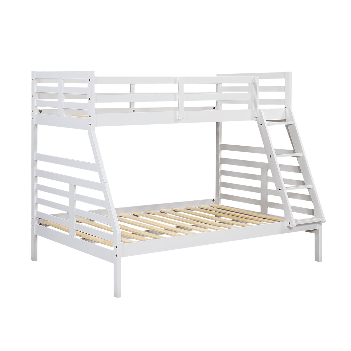 Darden Silver Twin/Full Bunk Bed - Ornate Home