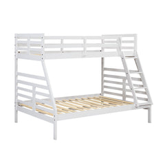 Darden Silver Twin/Full Bunk Bed - Ornate Home