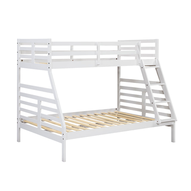 Darden Silver Twin/Full Bunk Bed - Ornate Home