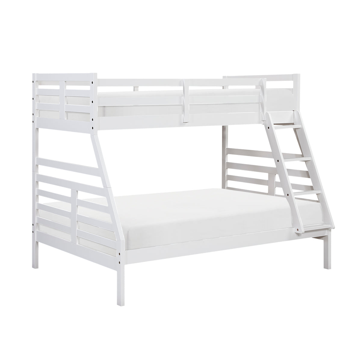 Darden Silver Twin/Full Bunk Bed - Ornate Home
