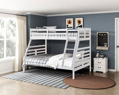 Darden Silver Twin/Full Bunk Bed - Ornate Home