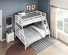 Darden Silver Twin/Full Bunk Bed - Ornate Home