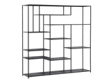 Daren Black Bookcase - Ornate Home