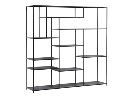 Daren Black Bookcase - Ornate Home