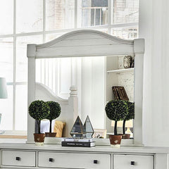 Daria Antique White Mirror - Ornate Home