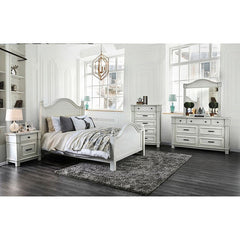 Daria Antique White Mirror - Ornate Home