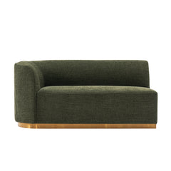Daria Olive Green Chenille Sofa - Ornate Home