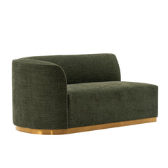 Daria Olive Green Chenille Sofa - Ornate Home
