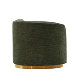 Daria Olive Green Chenille Sofa - Ornate Home