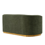 Daria Olive Green Chenille Sofa - Ornate Home