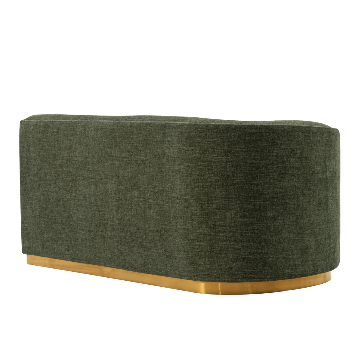 Daria Olive Green Chenille Sofa - Ornate Home