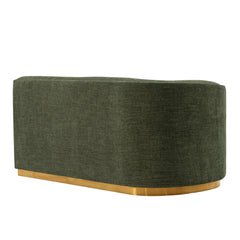 Daria Olive Green Chenille Sofa - Ornate Home