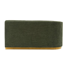 Daria Olive Green Chenille Sofa - Ornate Home