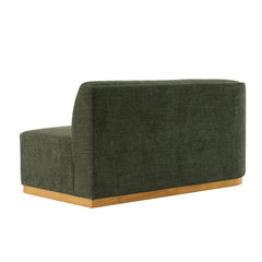 Daria Olive Green Chenille Sofa - Ornate Home