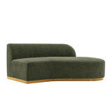 Daria Olive Green Chenille Sofa - Ornate Home