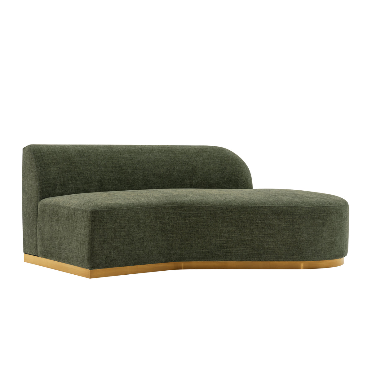 Daria Olive Green Chenille Sofa - Ornate Home