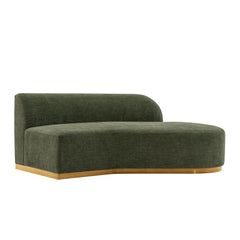 Daria Olive Green Chenille Sofa - Ornate Home