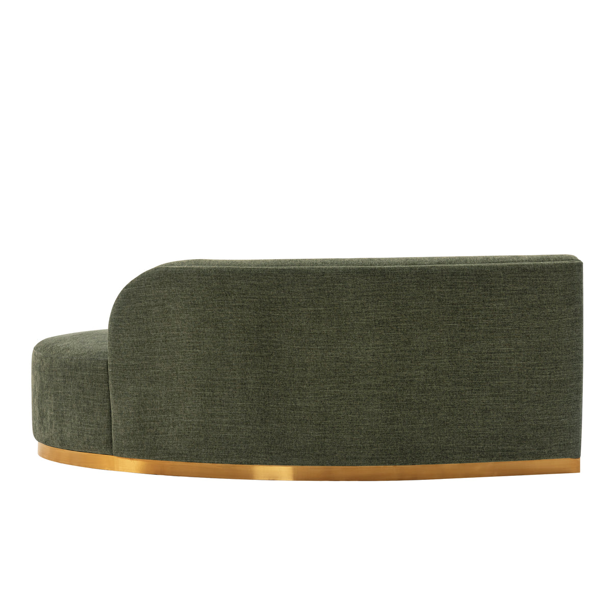 Daria Olive Green Chenille Sofa - Ornate Home