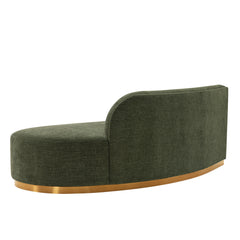 Daria Olive Green Chenille Sofa - Ornate Home