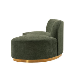 Daria Olive Green Chenille Sofa - Ornate Home