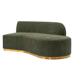 Daria Olive Green Chenille Sofa - Ornate Home
