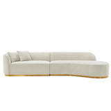 Daria Sofa in Ivory - Ornate Home