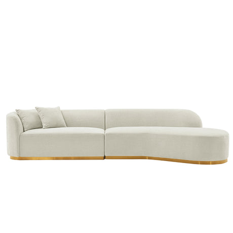 Daria Sofa in Ivory - Ornate Home