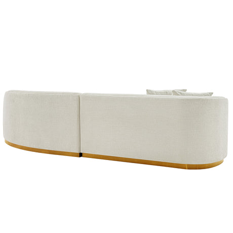 Daria Sofa in Ivory - Ornate Home