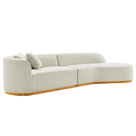 Daria Sofa in Ivory - Ornate Home