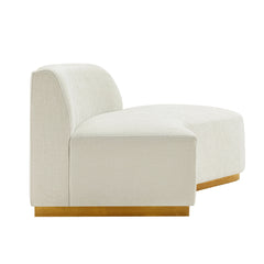 Daria Sofa in Ivory - Ornate Home