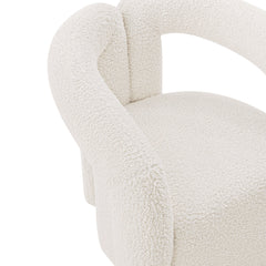 Darian Accent Chair in Cream - Ornate Home