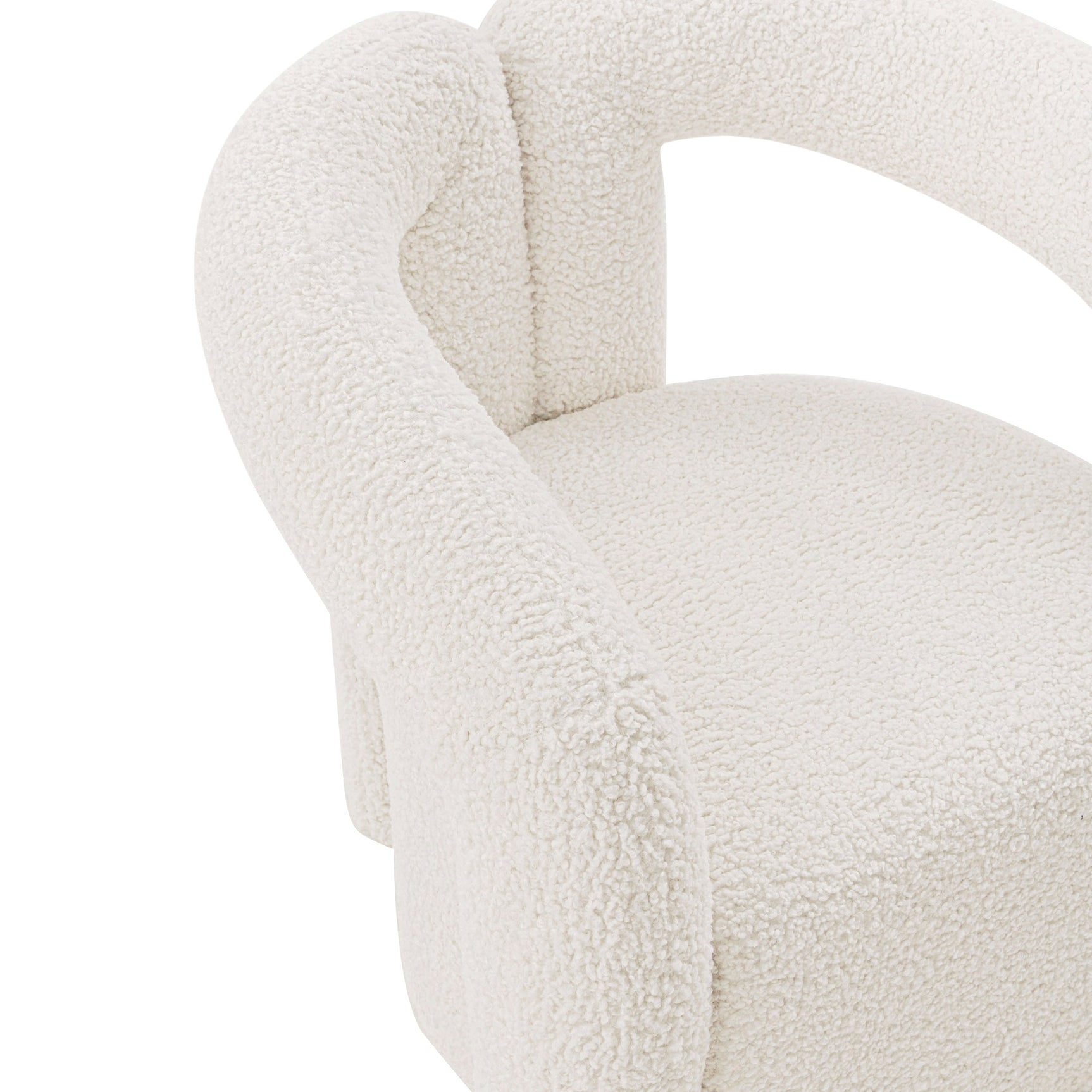 Darian Accent Chair in Cream (set of 2) - Ornate Home