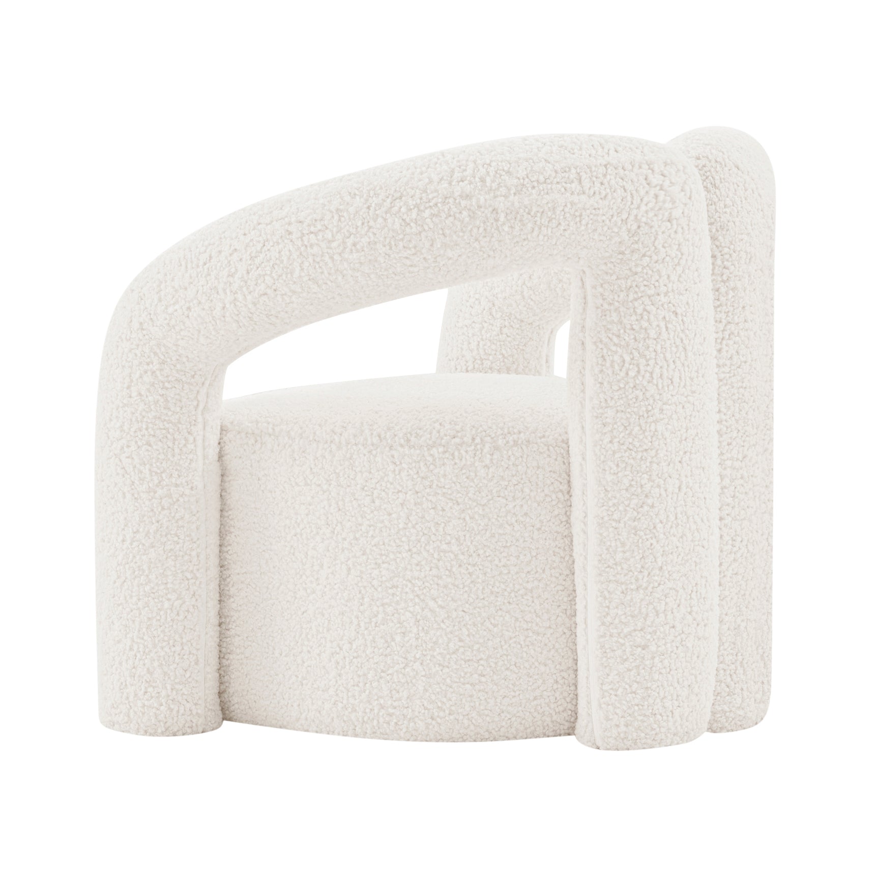 Darian Accent Chair in Cream (set of 2) - Ornate Home