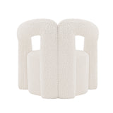 Darian Accent Chair in Cream (set of 2) - Ornate Home