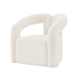 Darian Accent Chair in Cream (set of 2) - Ornate Home