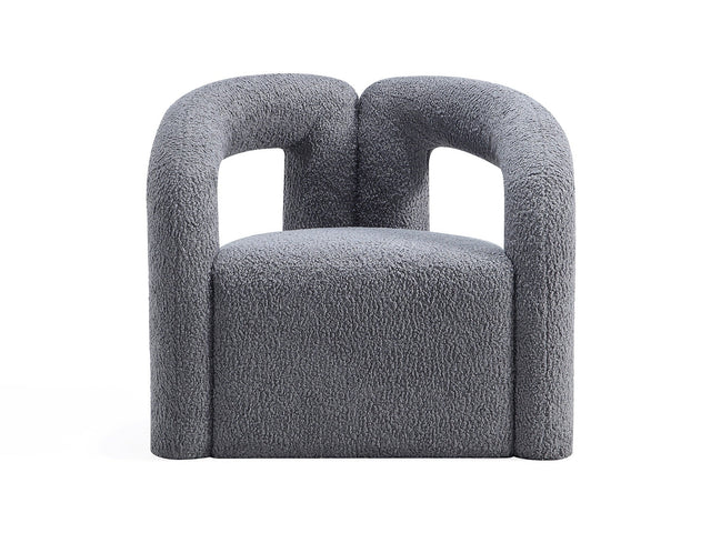 Darian Accent Chair in Grey - Ornate Home