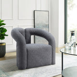 Darian Accent Chair in Grey - Ornate Home