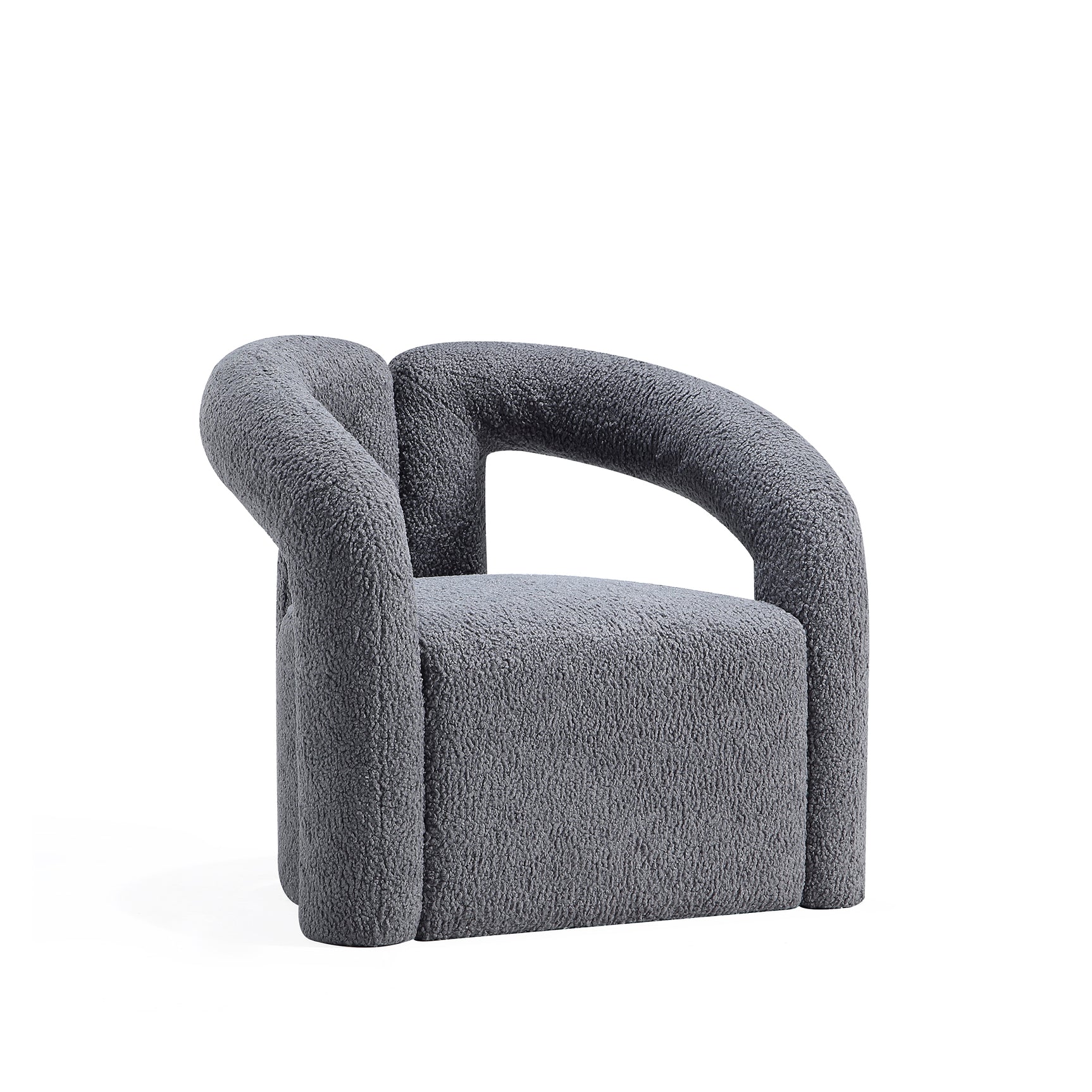 Darian Accent Chair in Grey - Ornate Home