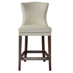 Dariela White Counter Stool - Ornate Home