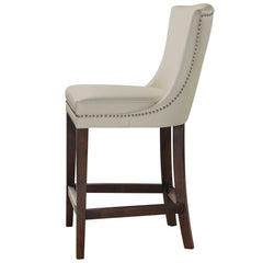 Dariela White Counter Stool - Ornate Home