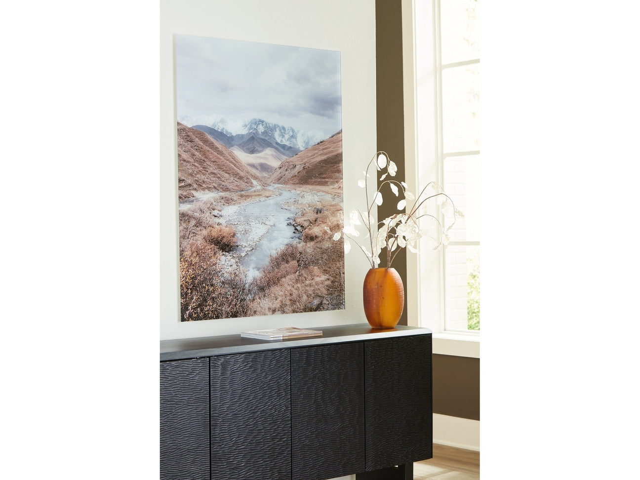 Darinby Gray/Brown/White Wall Art (Online Special Price) - Ornate Home