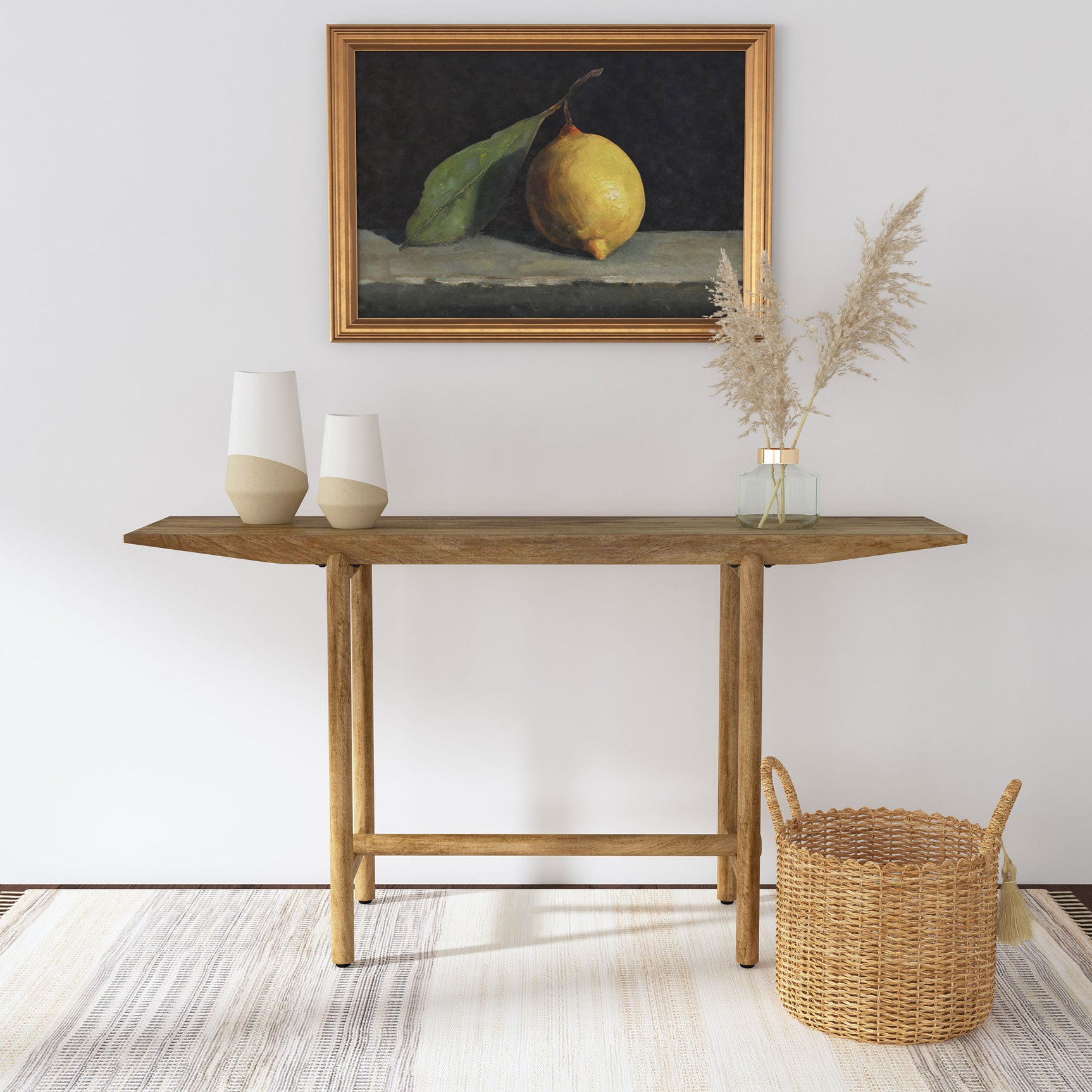 Darius Natural Console Table - Ornate Home